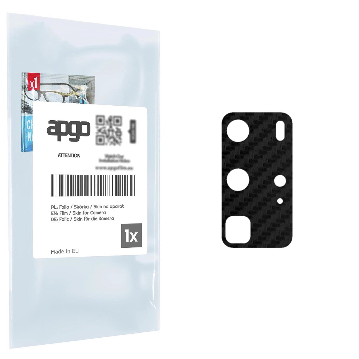 Folia naklejka skórka strukturalna na wyspę aparatu do Huawei P40 Pro - różne kolory na kamerę, obiektyw apgo SKINS Lens Protector