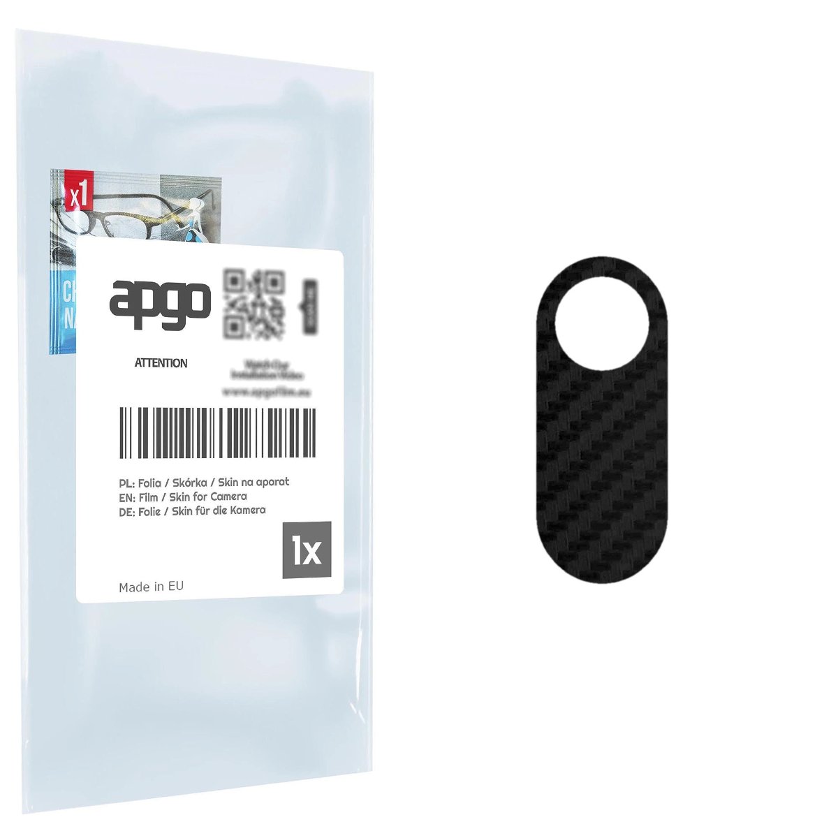 Folia naklejka skórka strukturalna na wyspę aparatu do Huawei Y6 (2019) - różne kolory na kamerę, obiektyw apgo SKINS Lens Protector