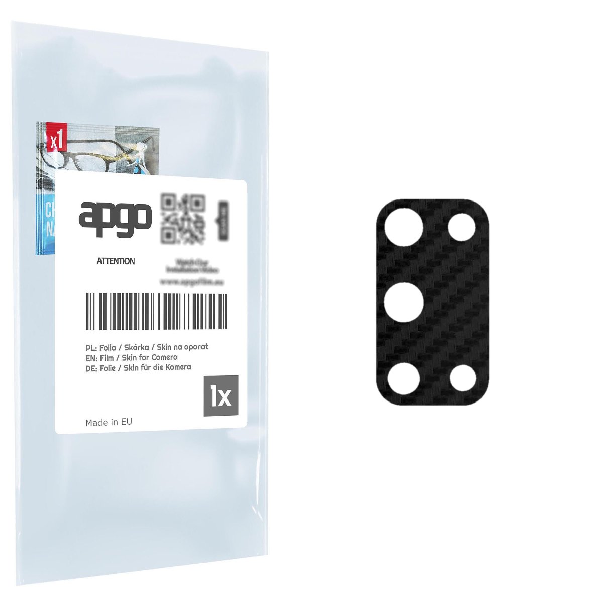 Folia naklejka skórka strukturalna na wyspę aparatu do Oppo A52 - różne kolory na kamerę, obiektyw apgo SKINS Lens Protector