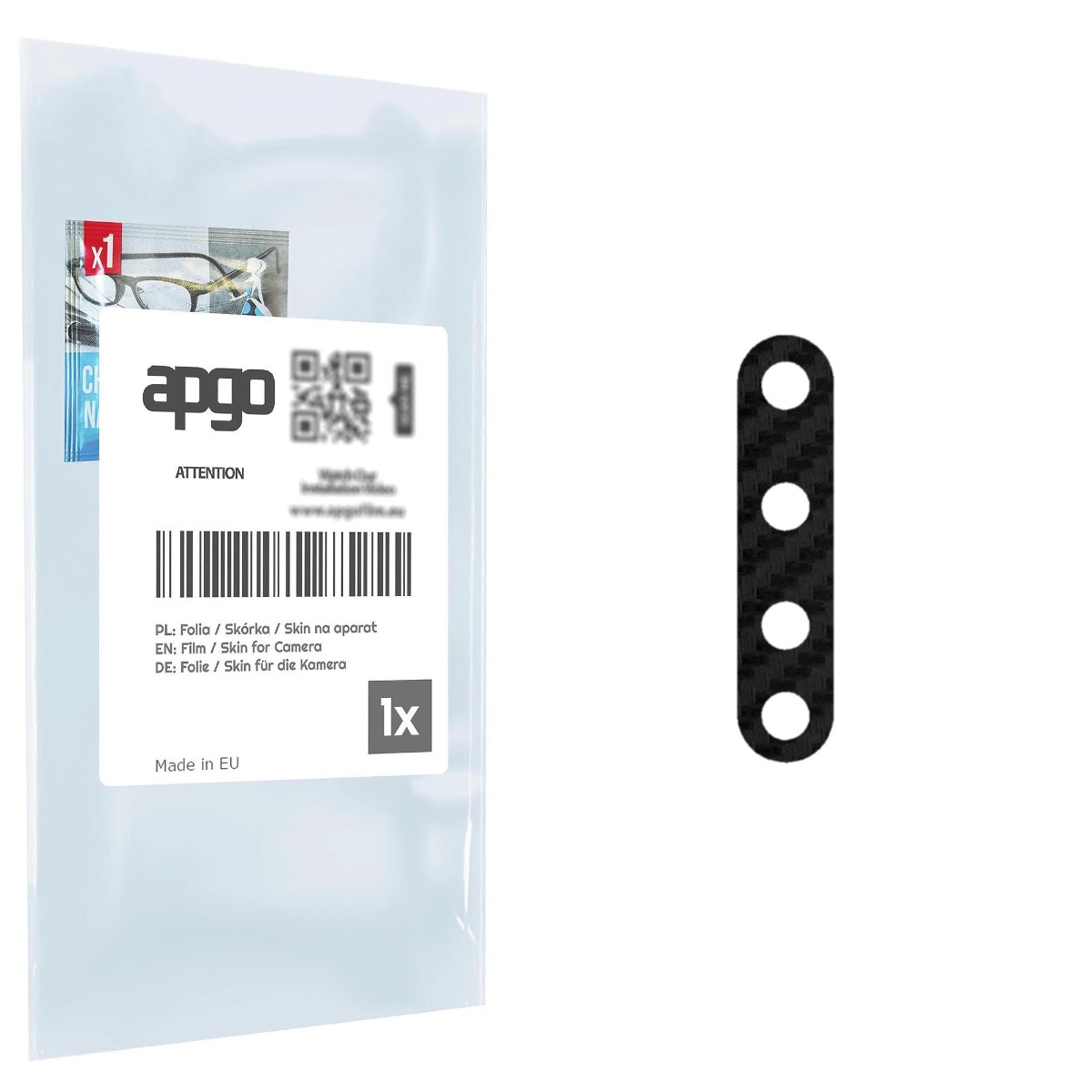 Folia naklejka skórka strukturalna na wyspę aparatu do Oppo Reno3 - różne kolory na kamerę, obiektyw apgo SKINS Lens Protector