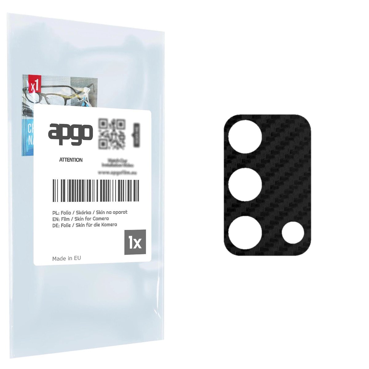 Folia naklejka skórka strukturalna na wyspę aparatu do Oppo A74 - różne kolory na kamerę, obiektyw apgo SKINS Lens Protector