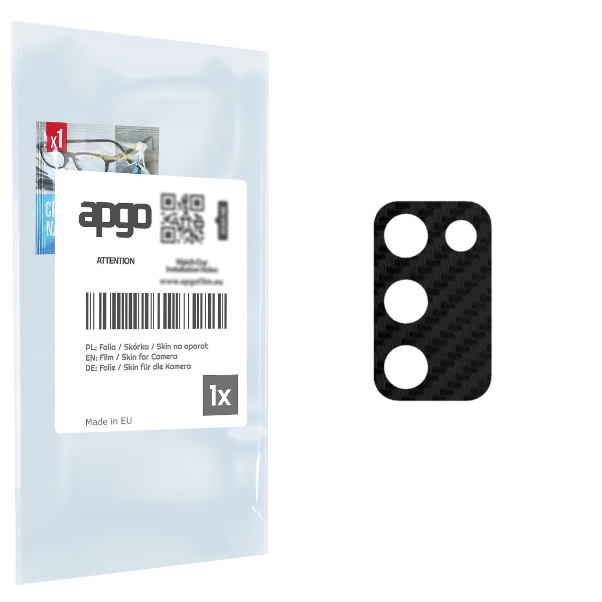 Folia naklejka skórka strukturalna na wyspę aparatu do Samsung Galaxy A02s - różne kolory na kamerę, obiektyw apgo SKINS Lens Protector