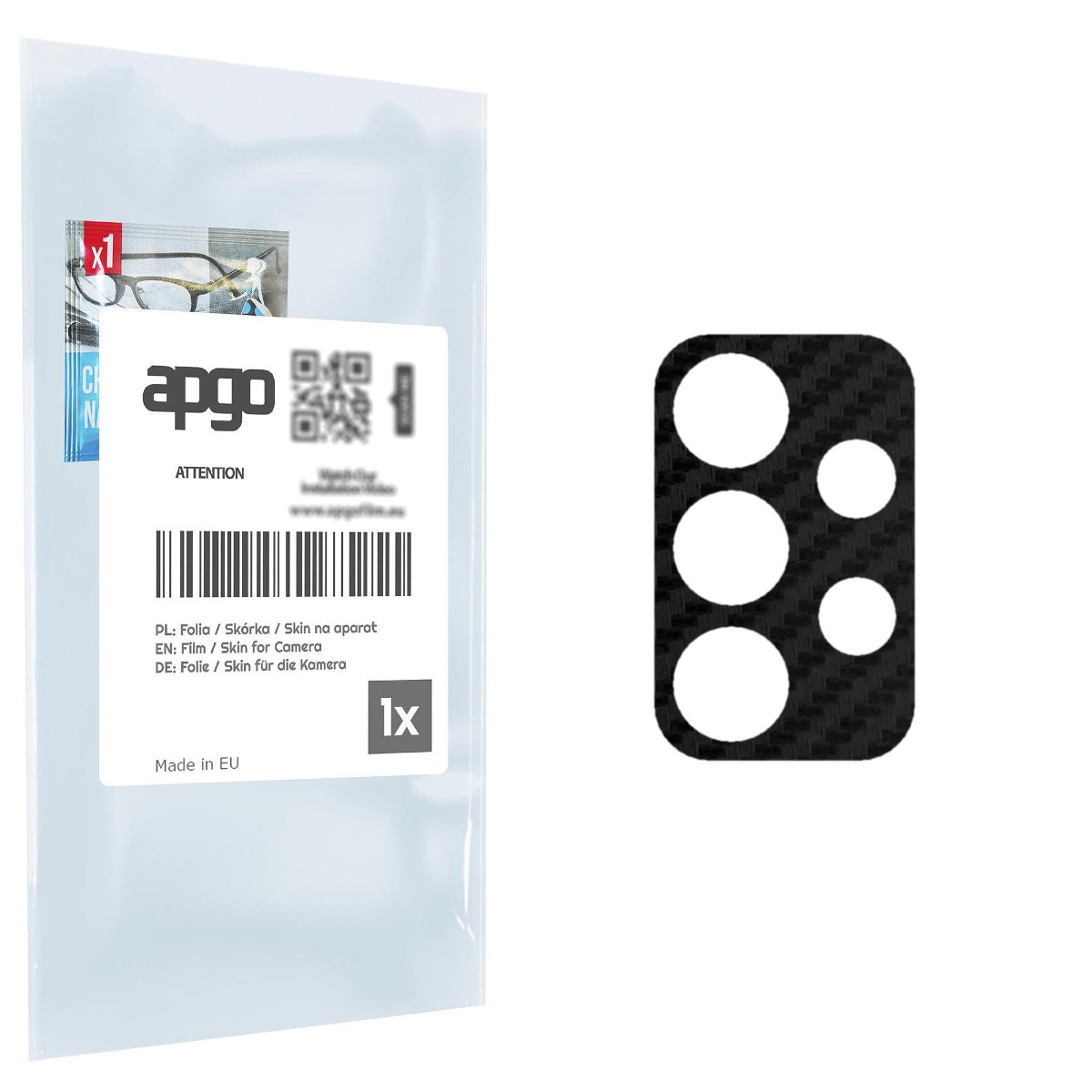 Folia naklejka skórka strukturalna na wyspę aparatu do Samsung Galaxy A52 4G - różne kolory na kamerę, obiektyw apgo SKINS Lens Protector