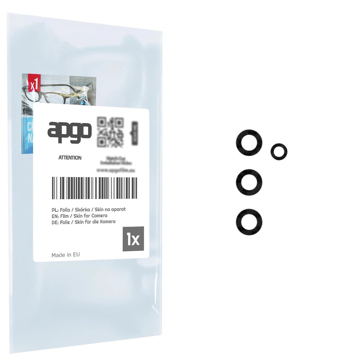 Folia naklejka skórka strukturalna na wyspę aparatu do Samsung Galaxy A32 5G - różne kolory na kamerę, obiektyw apgo SKINS Lens Protector