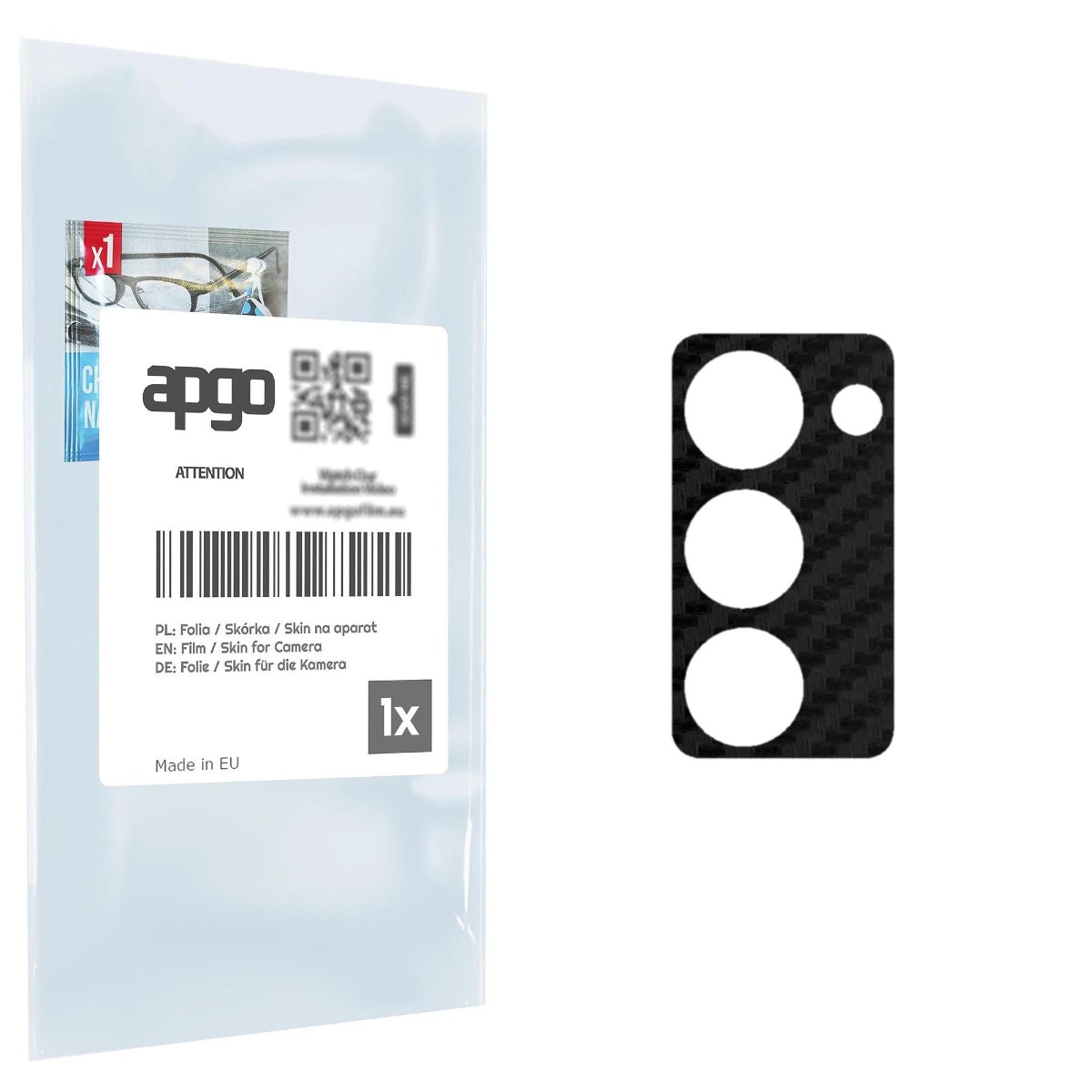 Folia naklejka skórka strukturalna na wyspę aparatu do Samsung Galaxy Z Fold 2 - różne kolory na kamerę, obiektyw apgo SKINS Lens Protector