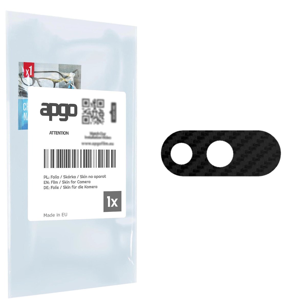 Folia naklejka skórka strukturalna na wyspę aparatu do myPhone HAMMER Explorer PRO - różne kolory na kamerę, obiektyw apgo SKINS Lens Protector