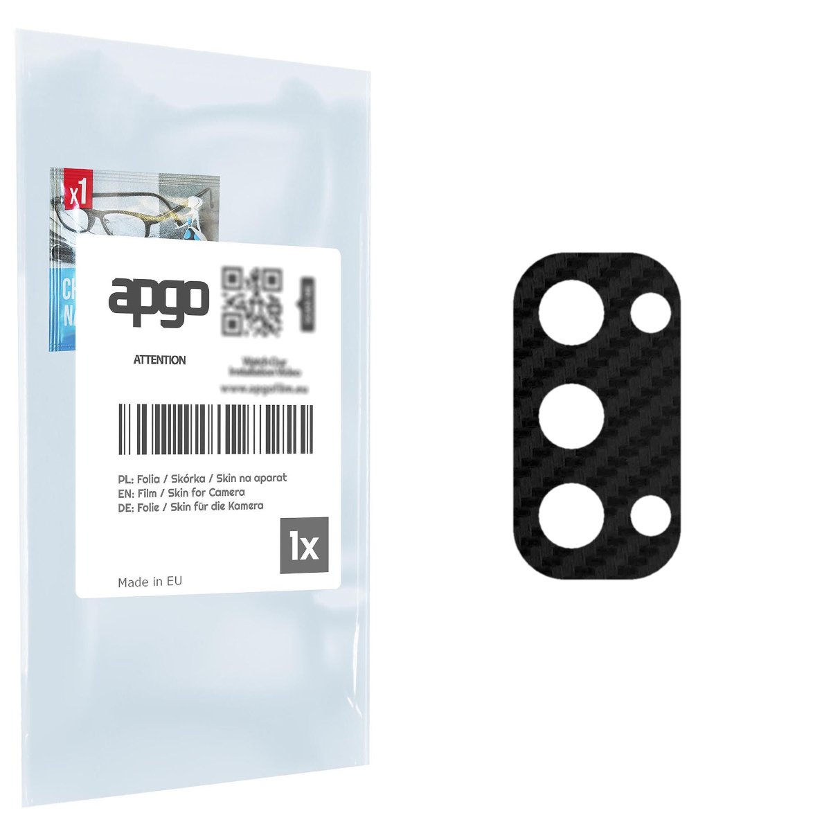 Folia naklejka skórka strukturalna na wyspę aparatu do Oppo Reno 5A - różne kolory na kamerę, obiektyw apgo SKINS Lens Protector