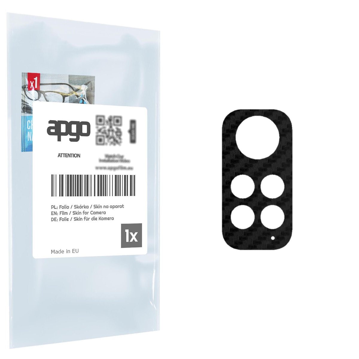 Folia naklejka skórka strukturalna na wyspę aparatu do Xiaomi Redmi Note 11 - różne kolory na kamerę, obiektyw apgo SKINS Lens Protector