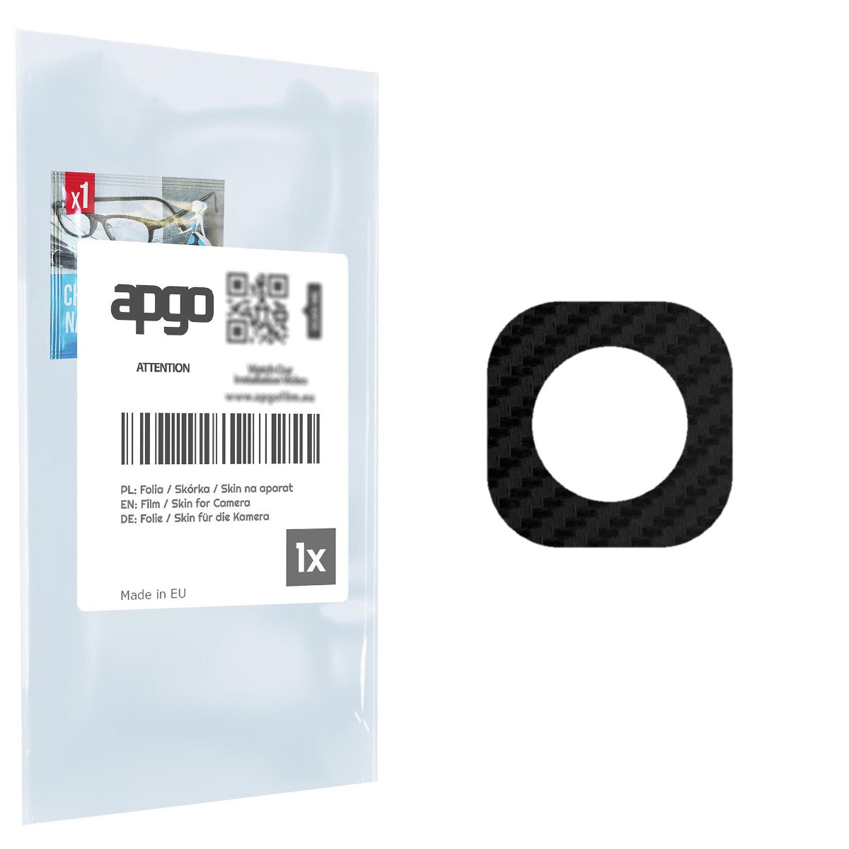 Folia naklejka skórka strukturalna na wyspę aparatu do Samsung Galaxy A5 (2016) - różne kolory na kamerę, obiektyw apgo SKINS Lens Protector