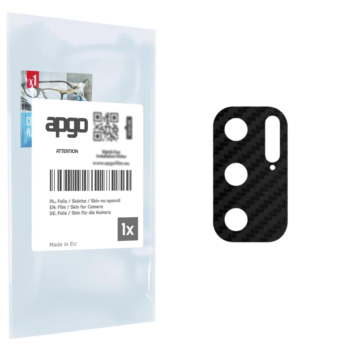 Folia naklejka skórka strukturalna na wyspę aparatu do Xiaomi Redmi Note 10 5G - różne kolory na kamerę, obiektyw apgo SKINS Lens Protector