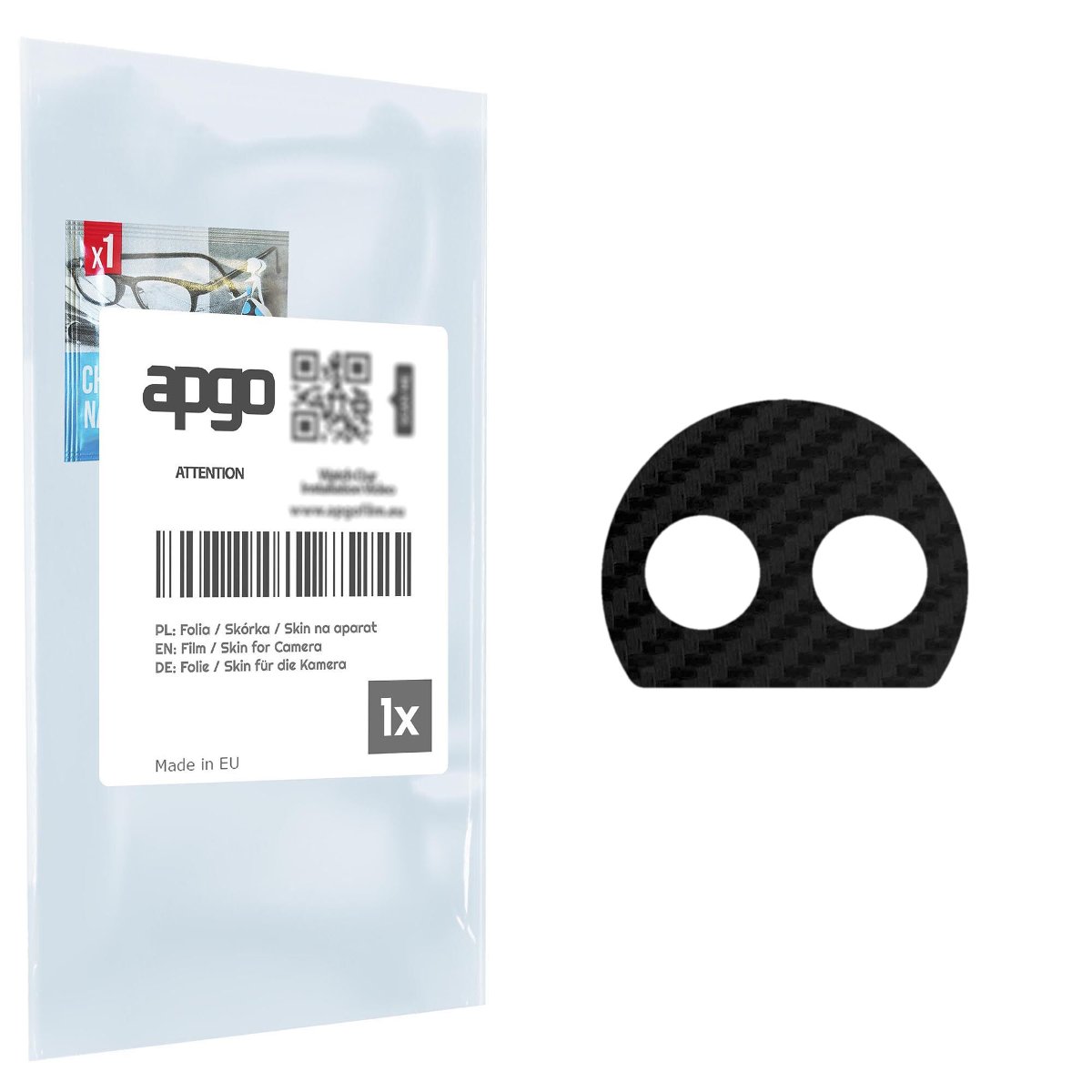 Folia naklejka skórka strukturalna na wyspę aparatu do Motorola Moto G5S Plus - różne kolory na kamerę, obiektyw apgo SKINS Lens Protector