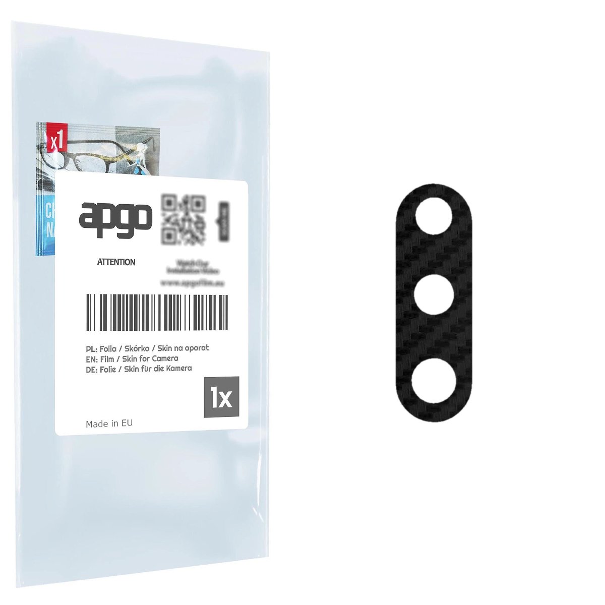 Folia naklejka skórka strukturalna na wyspę aparatu do OnePlus 7 - różne kolory na kamerę, obiektyw apgo SKINS Lens Protector