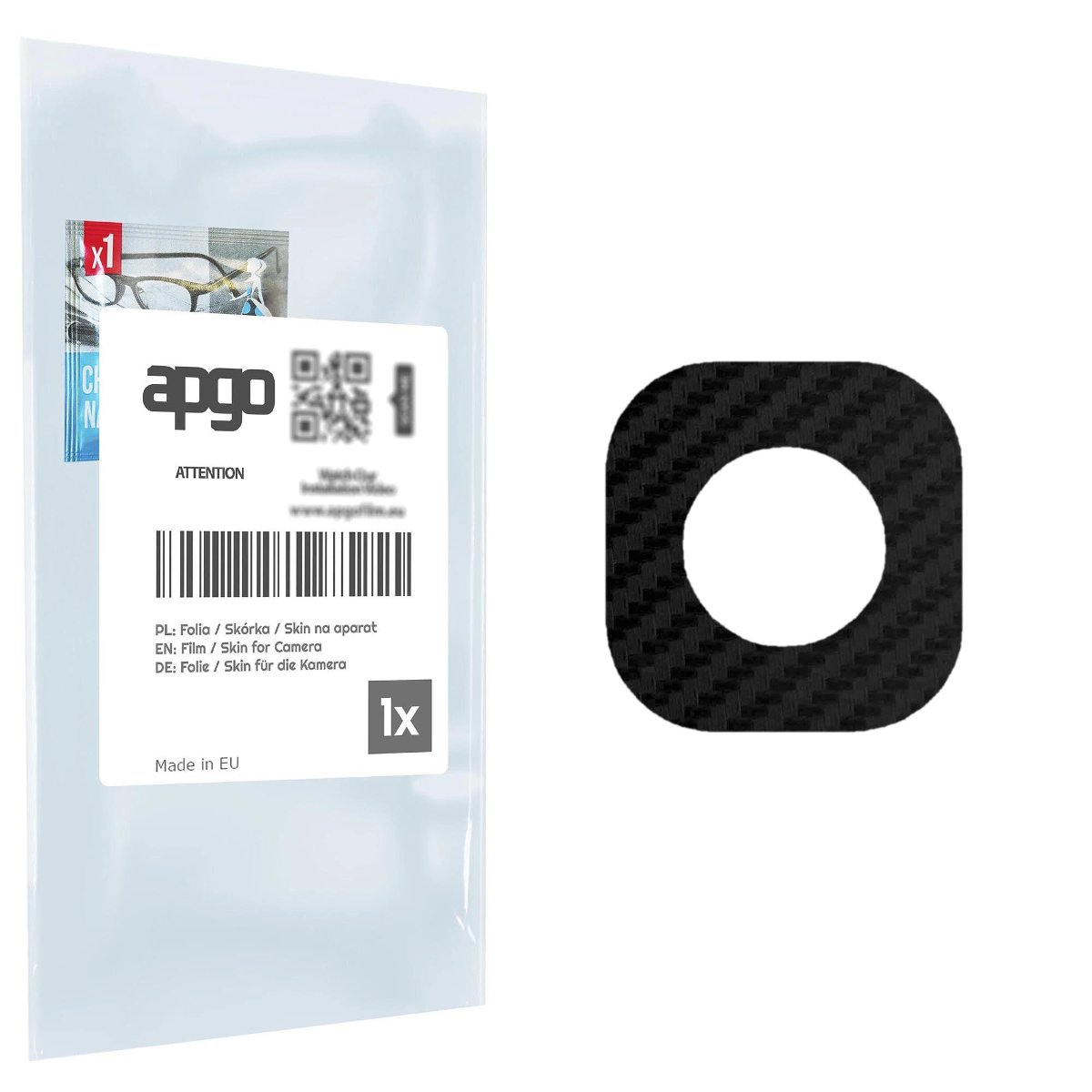 Folia naklejka skórka strukturalna na wyspę aparatu do Samsung Galaxy S8 - różne kolory na kamerę, obiektyw apgo SKINS Lens Protector