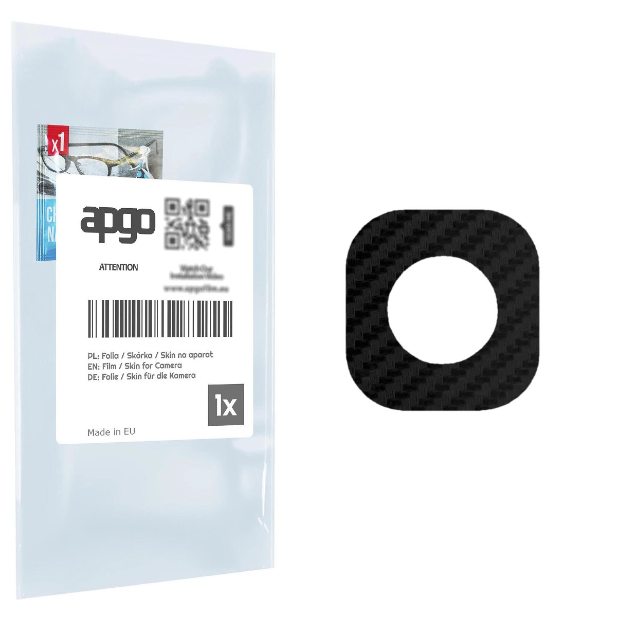 Folia naklejka skórka strukturalna na wyspę aparatu do Samsung Galaxy S8+ - różne kolory na kamerę, obiektyw apgo SKINS Lens Protector