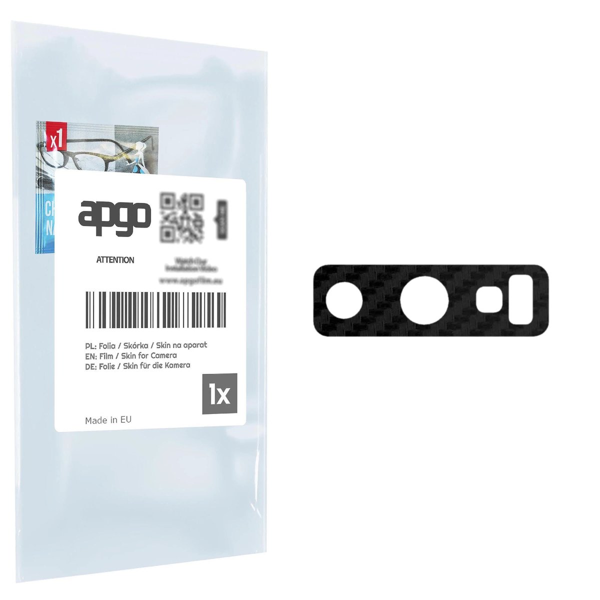 Folia naklejka skórka strukturalna na wyspę aparatu do Samsung Galaxy Note 9 - różne kolory na kamerę, obiektyw apgo SKINS Lens Protector