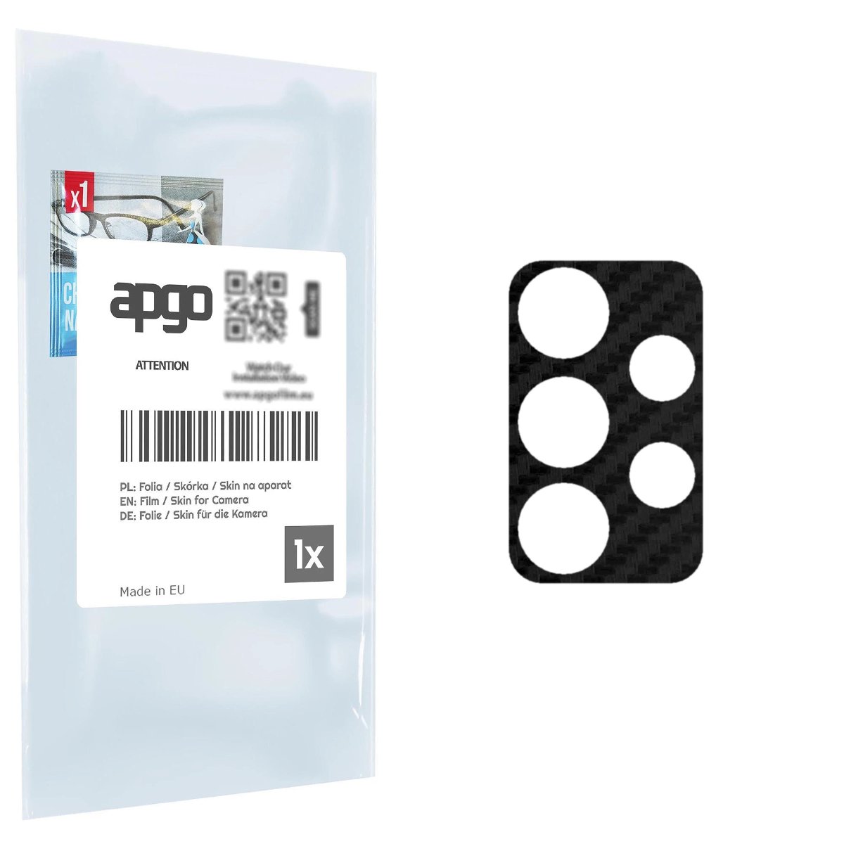Folia naklejka skórka strukturalna na wyspę aparatu do Samsung Galaxy A72 - różne kolory na kamerę, obiektyw apgo SKINS Lens Protector