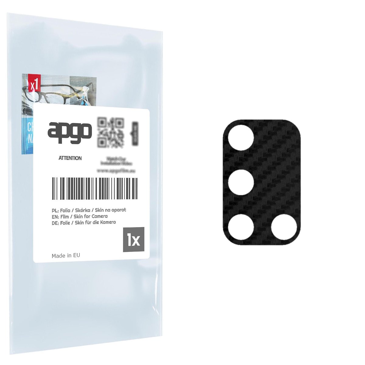 Folia naklejka skórka strukturalna na wyspę aparatu do Samsung Galaxy M21s - różne kolory na kamerę, obiektyw apgo SKINS Lens Protector