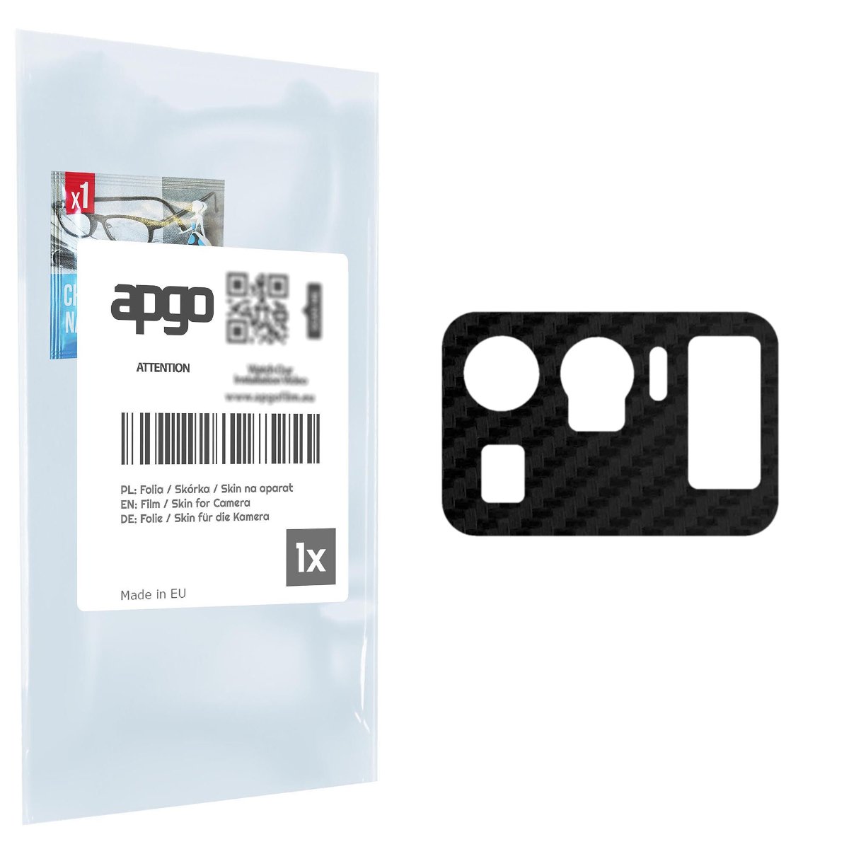 Folia naklejka skórka strukturalna na wyspę aparatu do Xiaomi Mi  11 Ultra - różne kolory na kamerę, obiektyw apgo SKINS Lens Protector
