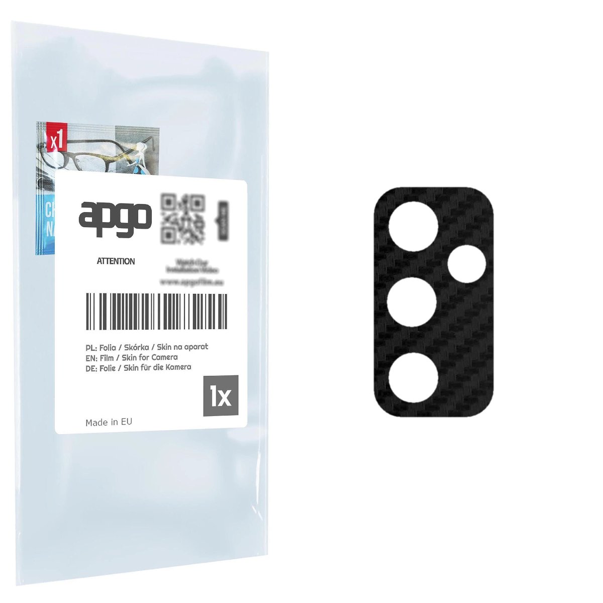 Folia naklejka skórka strukturalna na wyspę aparatu do Samsung Galaxy M52 - różne kolory na kamerę, obiektyw apgo SKINS Lens Protector