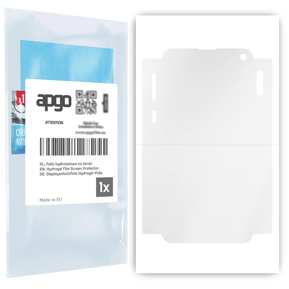 Folia ochronna hydrożelowa na EKRAN+BOKI do Samsung Galaxy S10e - apgo Hydrogel 5D Full Glue