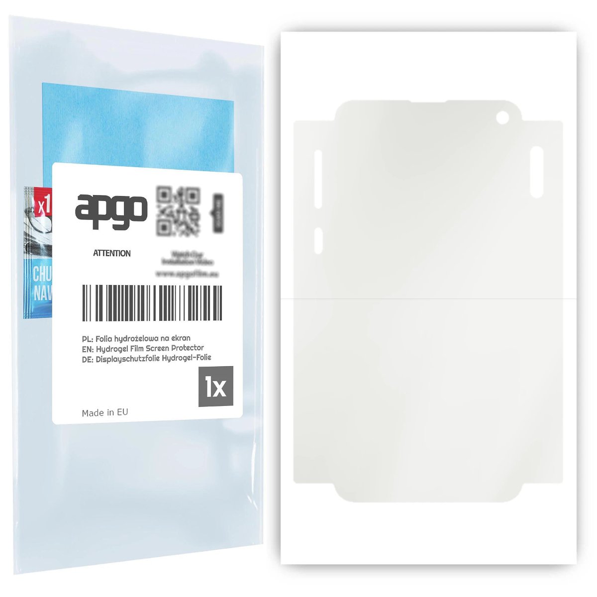 Folia ochronna hydrożelowa MATOWA na EKRAN+BOKI do Samsung Galaxy S10e - apgo Hydrogel Matte 5D Full Glue