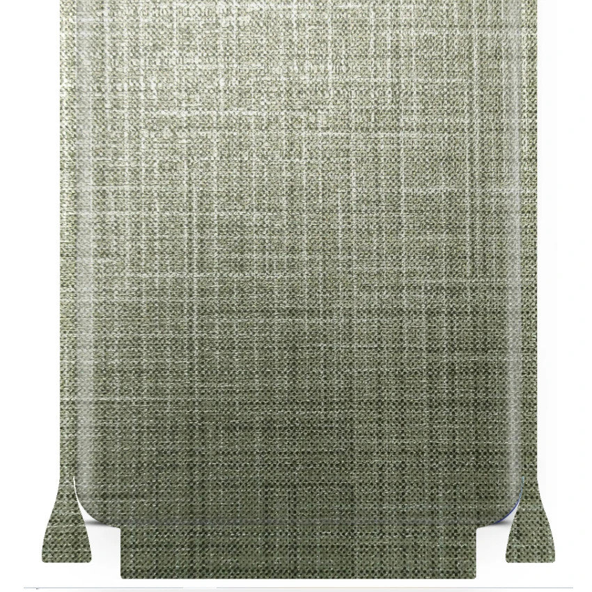 Folia naklejka skórka strukturalna na TYŁ+BOKI do Samsung Galaxy C9 Pro -  Tkanina Lniana - apgo SKINS