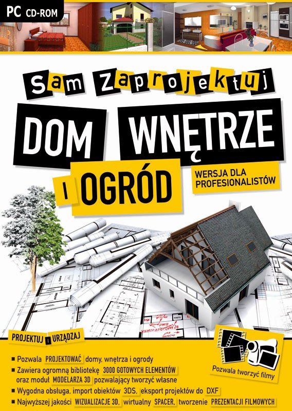 Sam zaprojektuj Dom, Wnętrze i Ogród w. 3.0 dla profesjonalistów