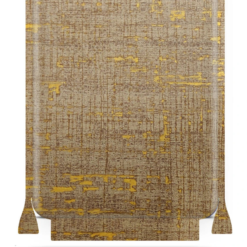 Folia naklejka skórka strukturalna na TYŁ+BOKI do Samsung Galaxy J3 (2017) -  Tkanina Vintage - apgo SKINS