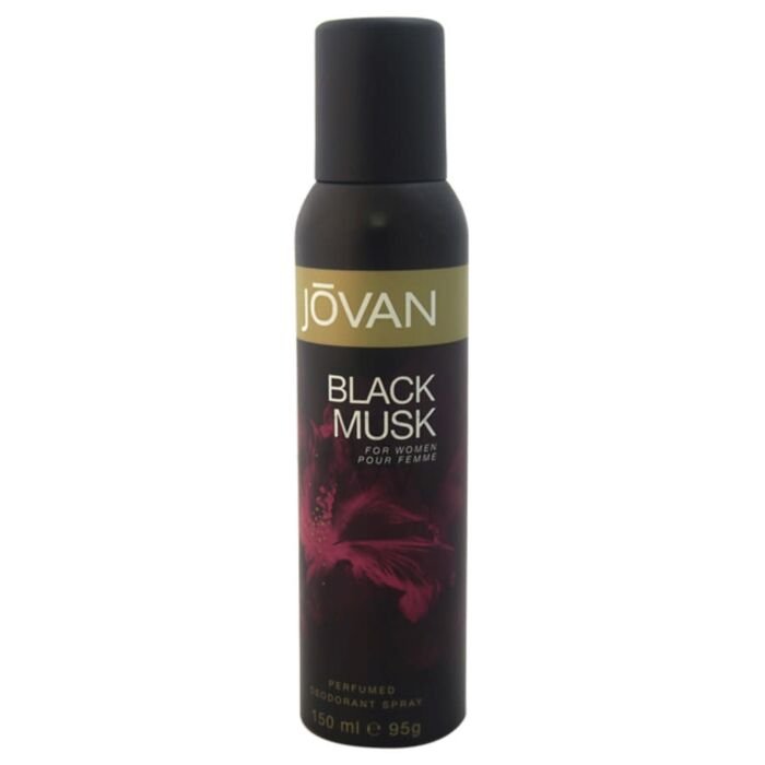 Jovan Musk Black For Women dezodorant 150 ml dla kobiet