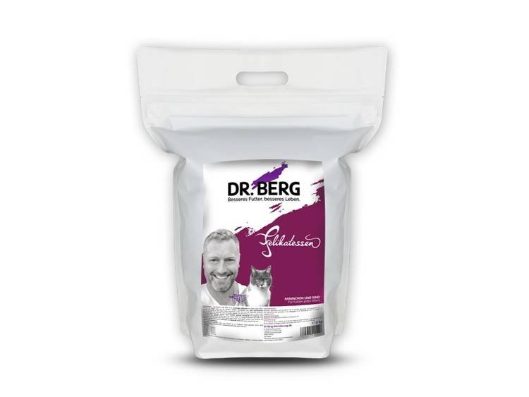 Dr. BERG Dr.Berg Felikatessen - królik i wołowina dla kotów (5 kg)
