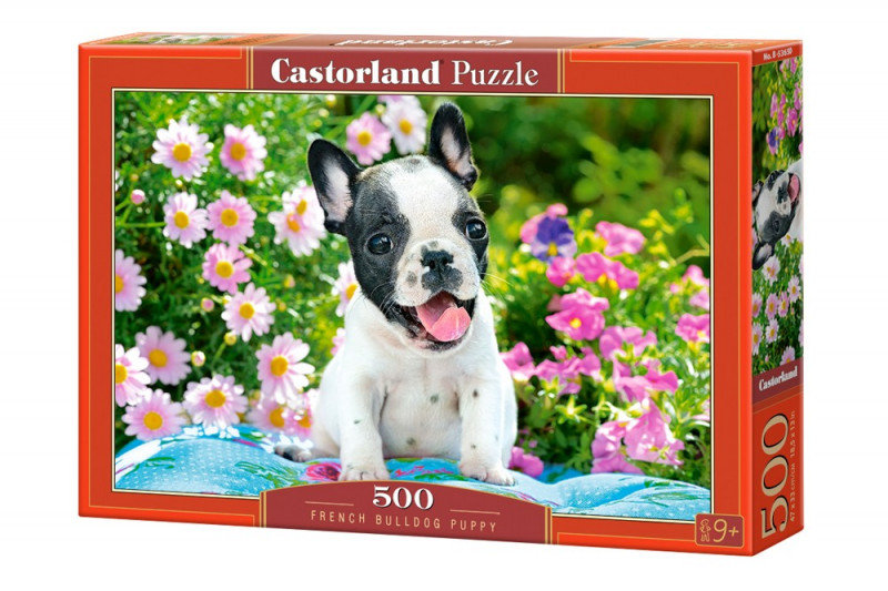 Castorland Puzzle 500 French Bulldog Puppy -
