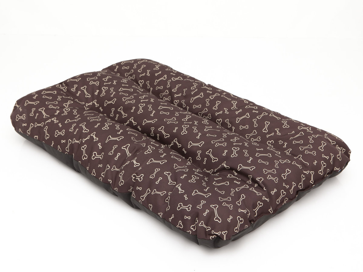 Materac dla psa Eco prestiż, 90 x 60cm, R1, ciemny brąz w kości