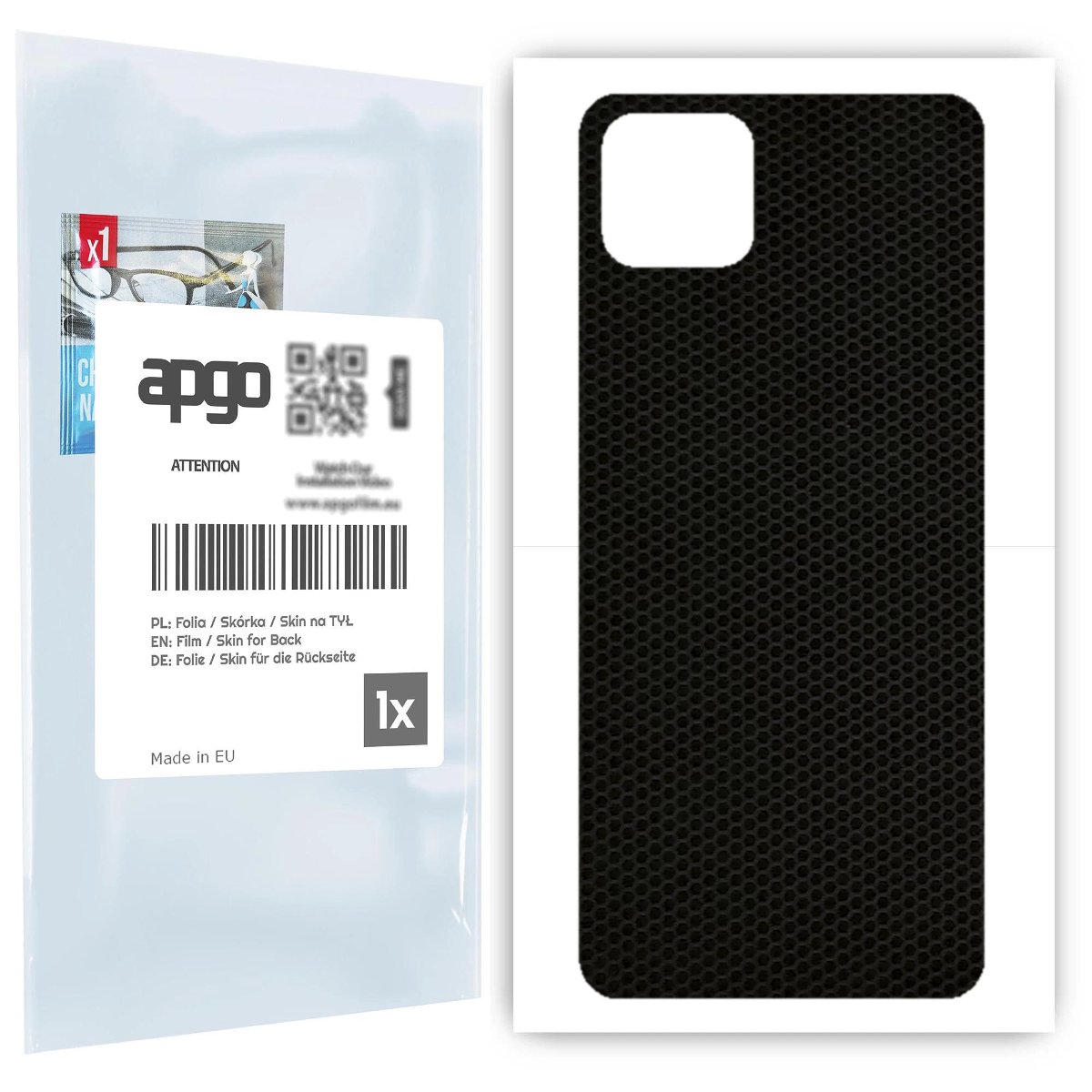 Folia naklejka skórka strukturalna na TYŁ do Oppo A72 -  Matrix - apgo SKINS