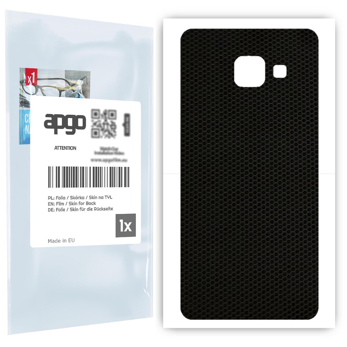 Folia naklejka skórka strukturalna na TYŁ do Samsung Galaxy A3 2016 A310F -  Matrix - apgo SKINS