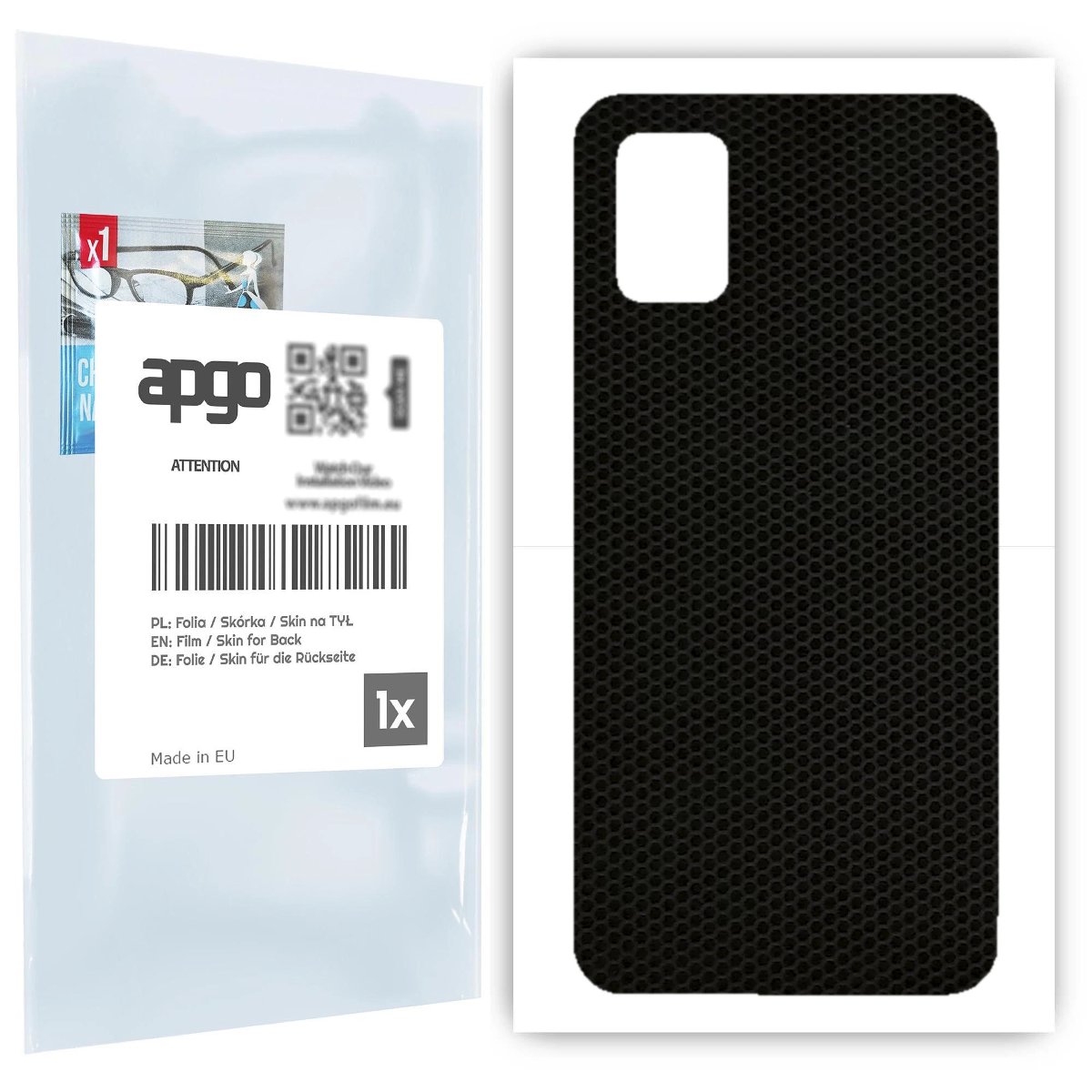 Folia naklejka skórka strukturalna na TYŁ do Samsung Galaxy A51 -  Matrix - apgo SKINS