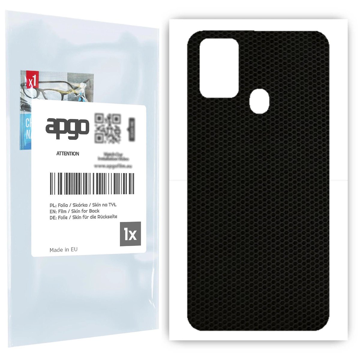 Folia naklejka skórka strukturalna na TYŁ do Samsung Galaxy M31 -  Matrix - apgo SKINS