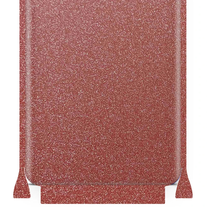 Folia naklejka skórka strukturalna na TYŁ+BOKI do Vivo IQOO U3x -  Brokat Brzoskwiniowy - apgo SKINS