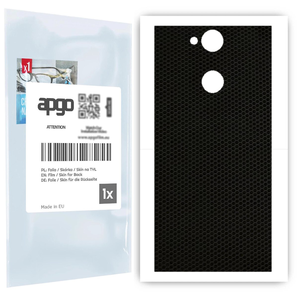 Folia naklejka skórka strukturalna na TYŁ do Sony Xperia XA2 -  Matrix - apgo SKINS