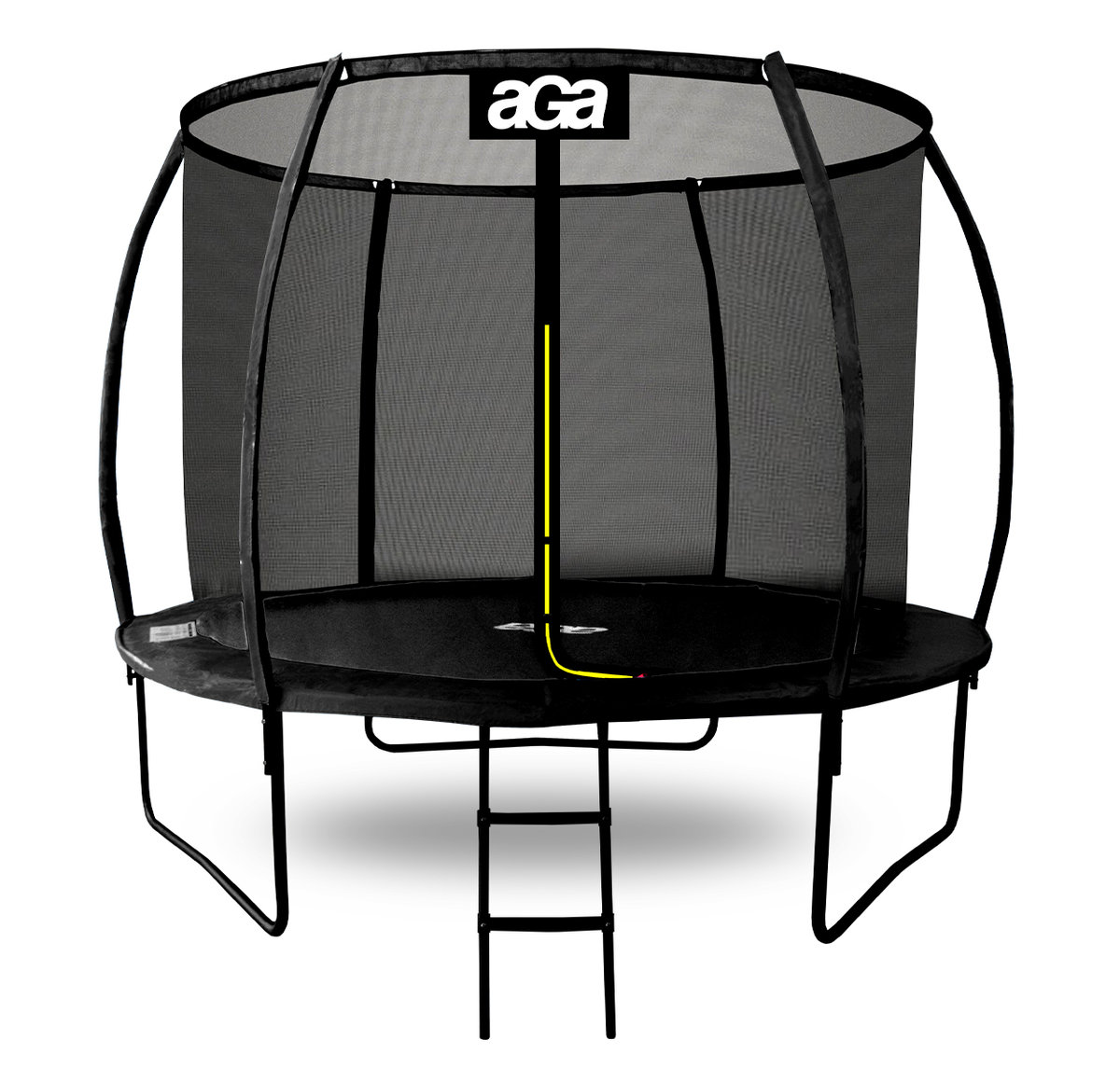 Aga Aga SPORT EXCLUSIVE Trampolína 250 cm Černá + ochranná síť + žebřík