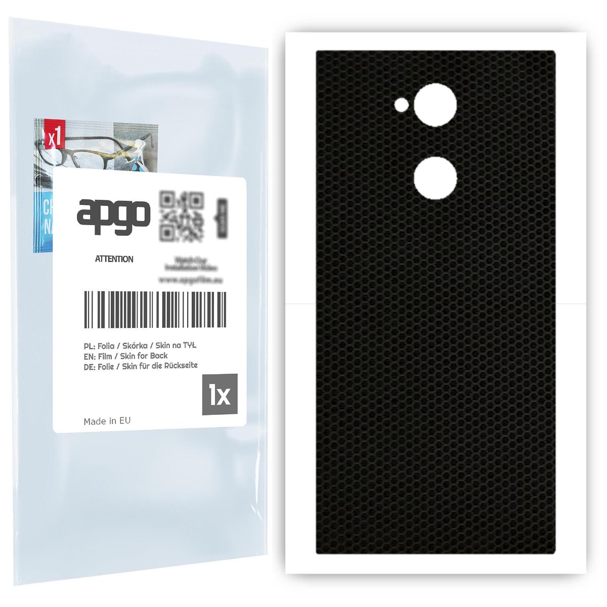 Folia naklejka skórka strukturalna na TYŁ do Sony Xperia XA2 Ultra -  Matrix - apgo SKINS