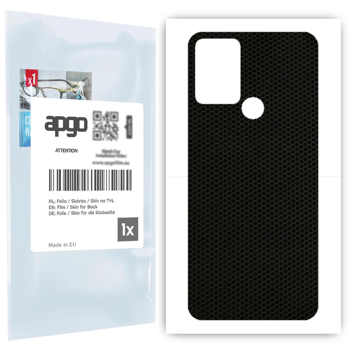 Folia naklejka skórka strukturalna na TYŁ do HTC Desire 20+ -  Matrix - apgo SKINS