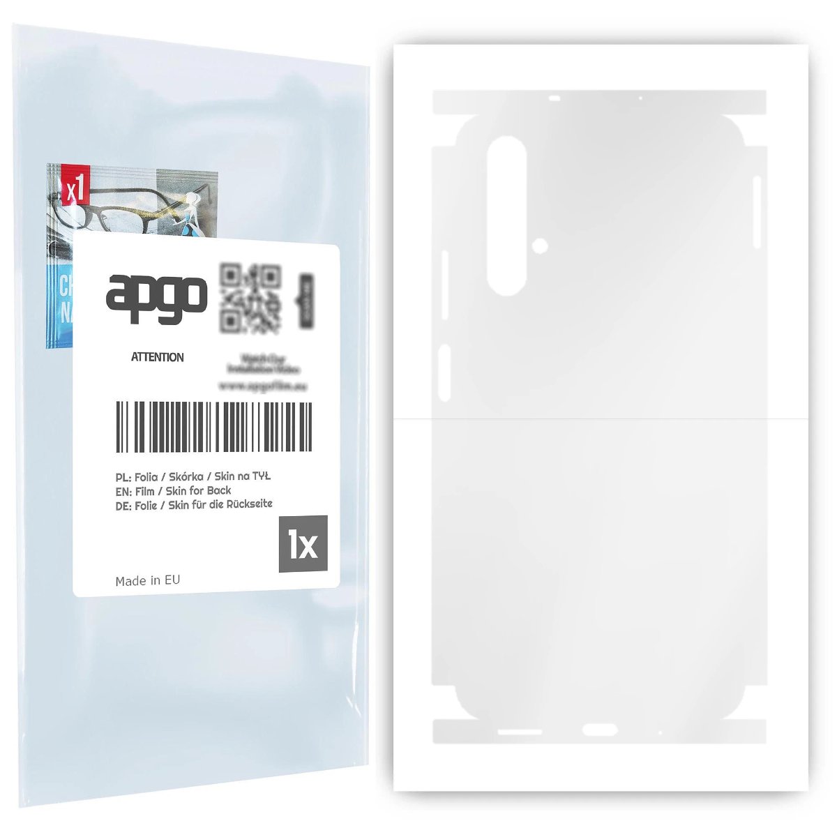 Folia hydrożelowa naklejka przezroczysta na TYŁ+BOKI do Honor 20 - apgo hydrogel TPU