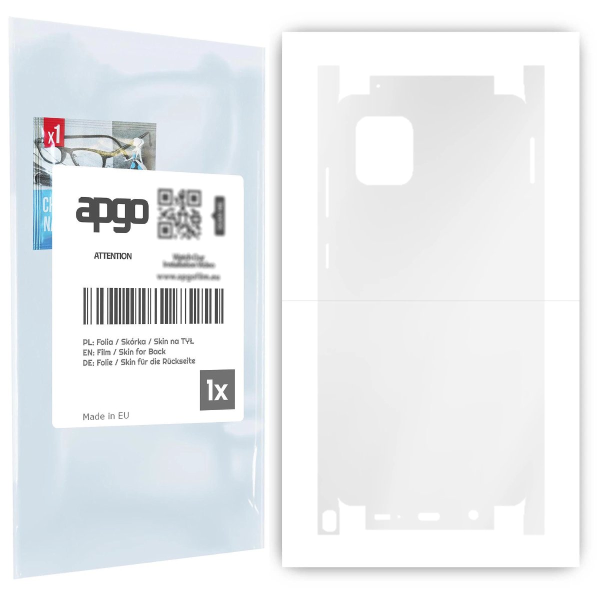 Folia hydrożelowa naklejka przezroczysta na TYŁ+BOKI do Samsung Galaxy Note 10 Lite - apgo hydrogel TPU