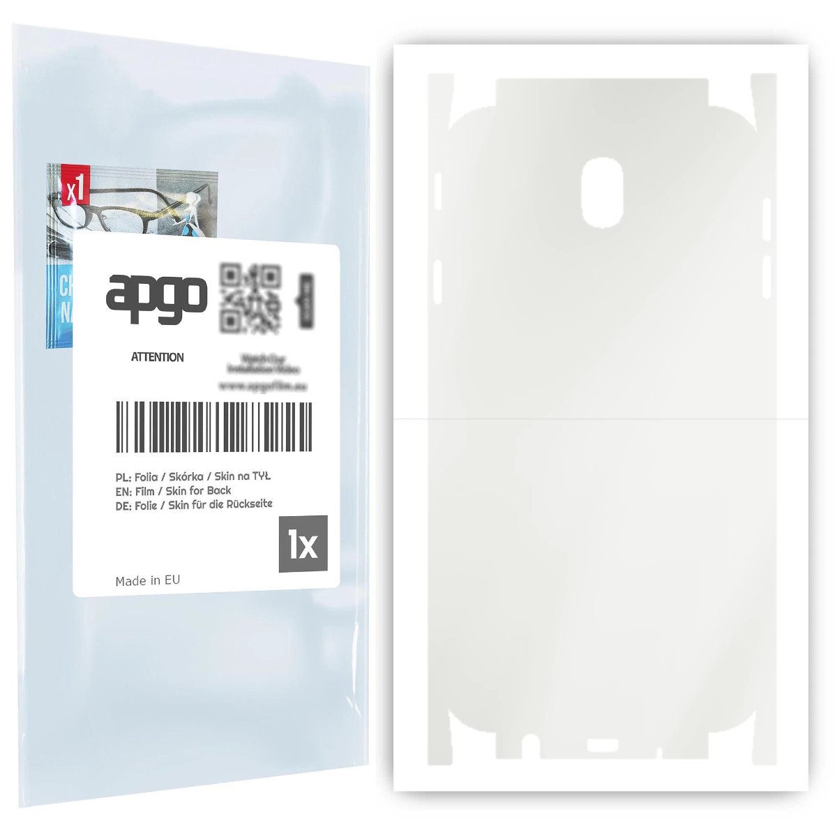 Folia hydrożelowa naklejka MATOWA na TYŁ+BOKI do Samsung Galaxy J7 (2017) - apgo hydrogel MATTE