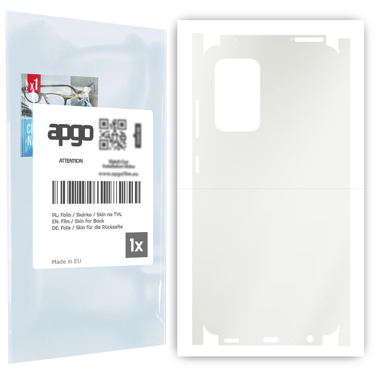 Folia hydrożelowa naklejka MATOWA na TYŁ+BOKI do Samsung Galaxy A52 4G - apgo hydrogel MATTE