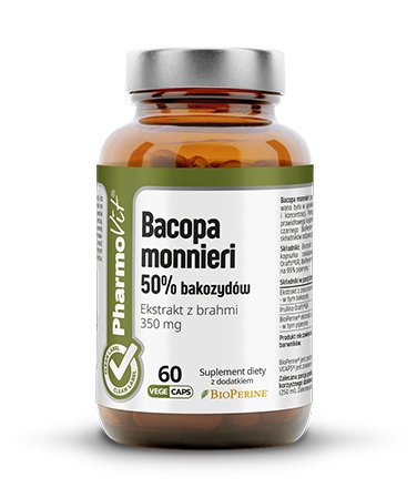 Pharmovit Bacopa monnieri 50% bakozydów 60 kaps Vcaps 3AD4-9408B