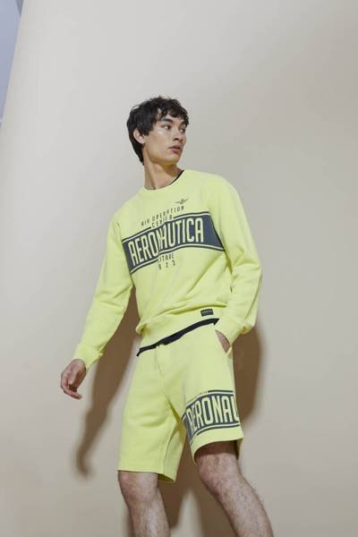 Spodenki Męskie Aeronautica Militare Lime - L