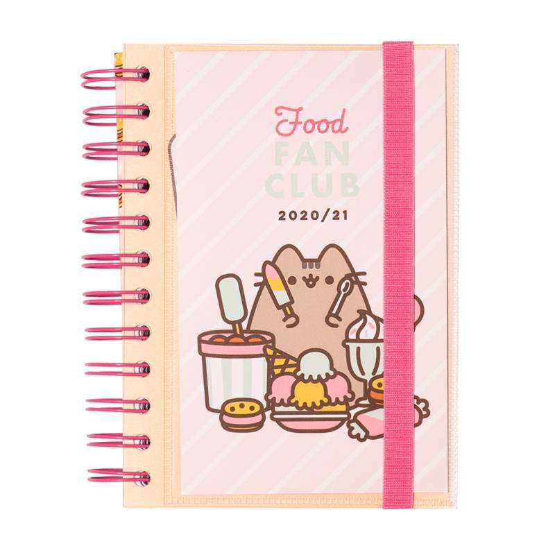 Kalendarz Notes Pusheen Food Fan Club 2020 - 2021