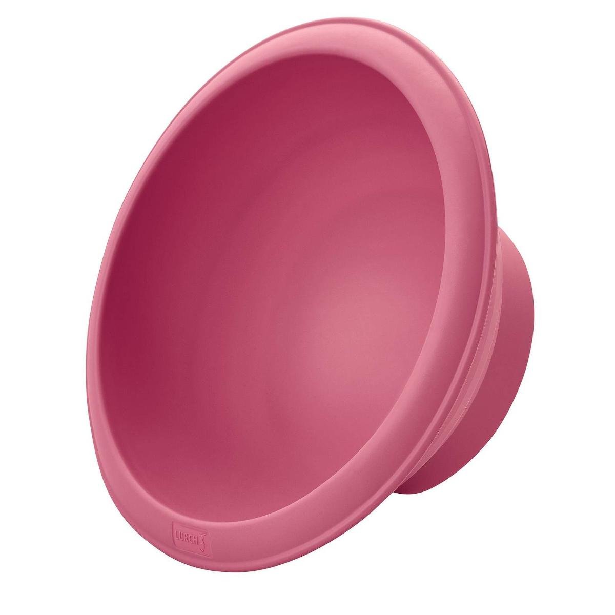 Lurch FlexiForm 83004 półokrągła forma silikonowa, średnica: 18 cm, różowa, wymiary: 23 x 23 x 9,5 cm 83004