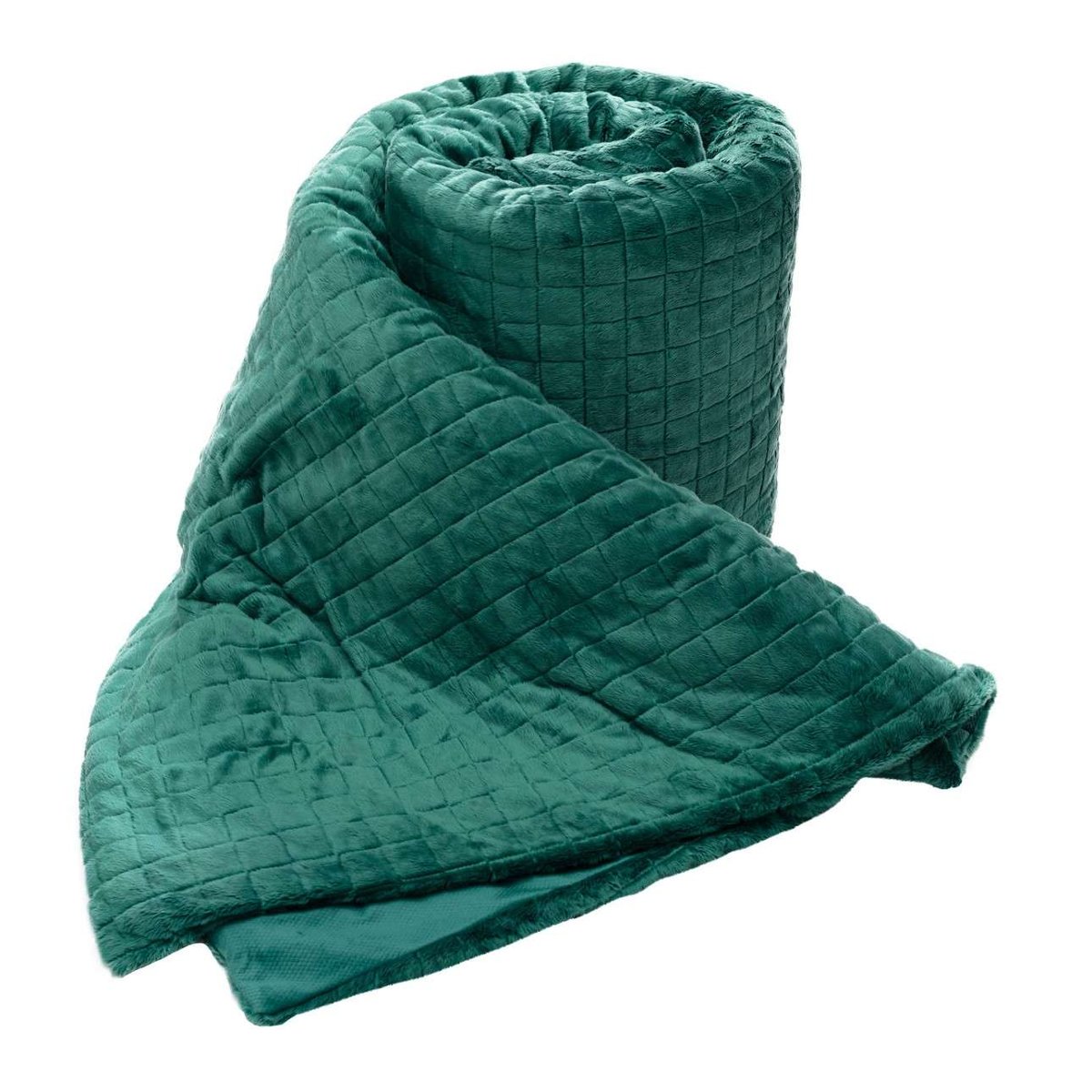 Dekoria pl pl Kołdra Relax 135x200cm bottle green 135 x 200 cm 608-71